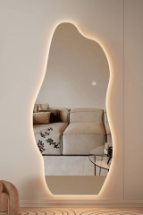 CG Home Asimetrik Ledli Boy Aynası – Natura Ledli-160x60 cm & 180x75 cm & 200x100 cm