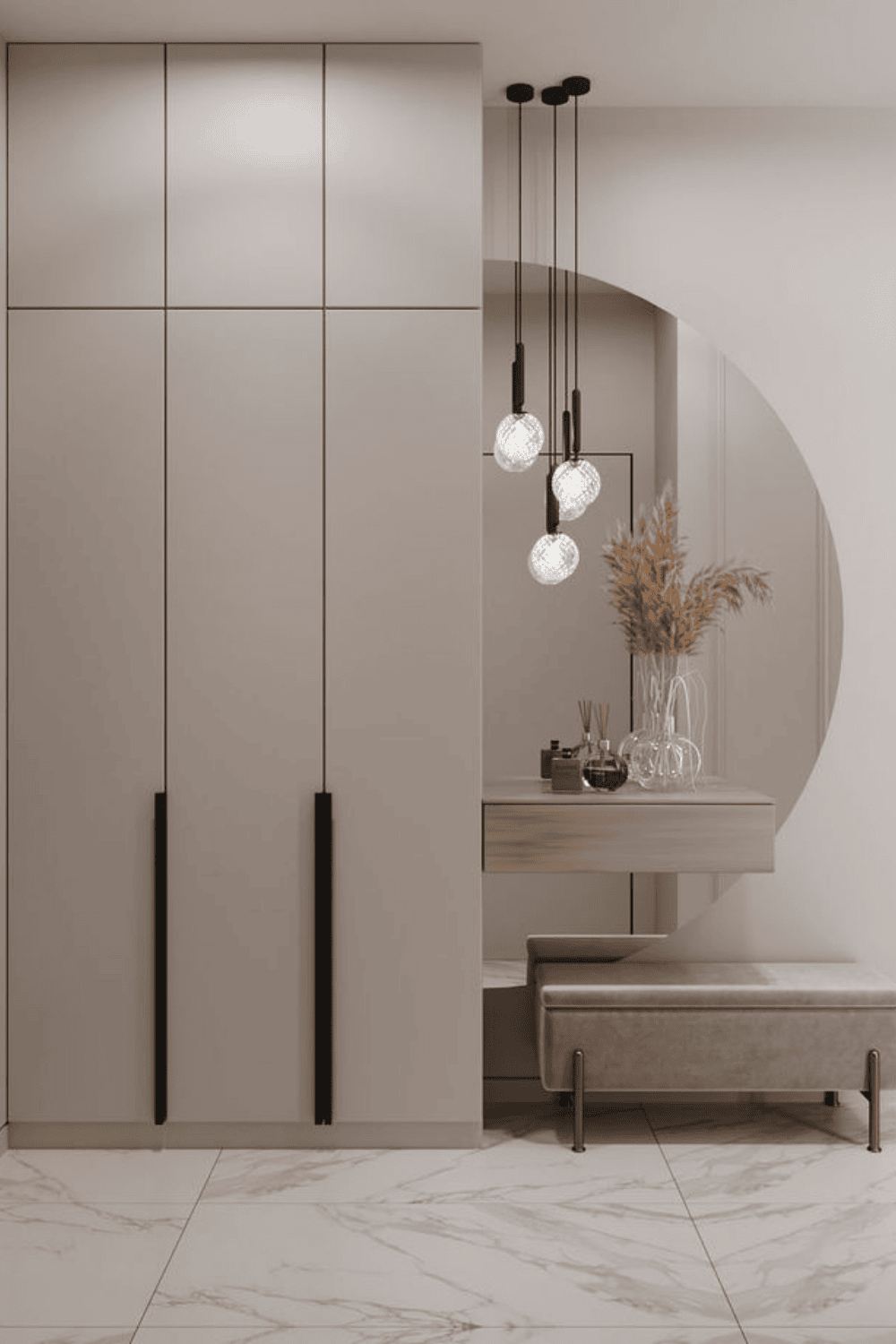 CG Home Yarım Ay Dekoratif Ayna - D Model Ayna – 80x40 cm & 120x60cm &  160x60 cm & 180x75 cm & 200x100 cm