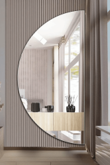 CG Home Yarım Ay Dekoratif Ayna - D Model Ayna – 80x40 cm & 120x60cm &  160x60 cm & 180x75 cm & 200x100 cm