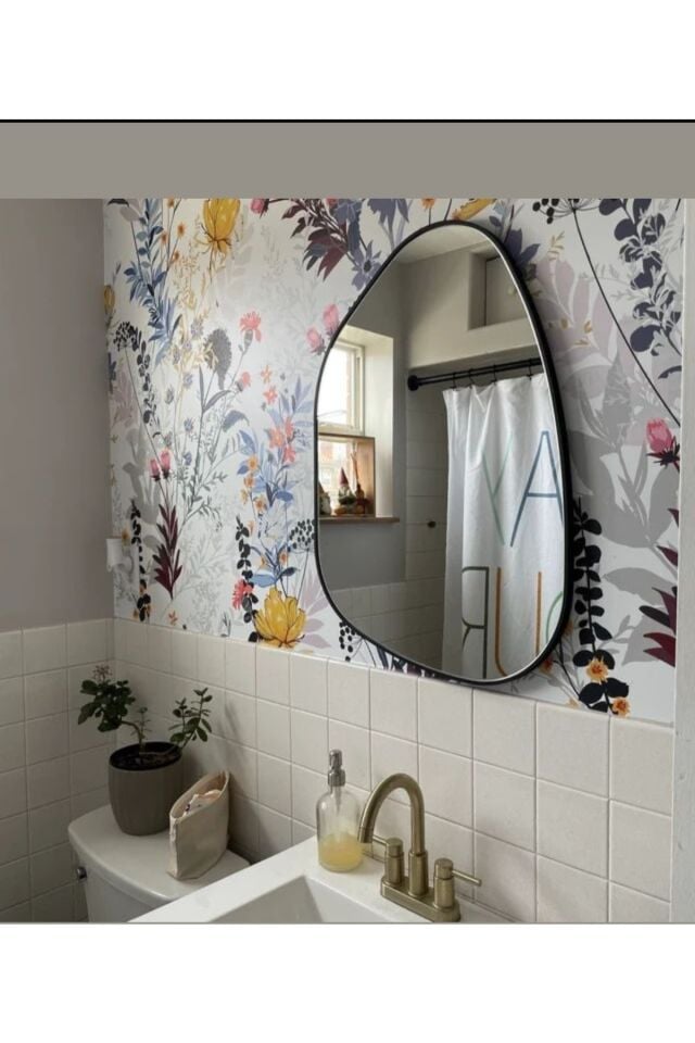 Asimetrik Ayna 75x55 Konsol Aynası, Dresuar Aynası, Duvar Aynası, 1.kalite Şişecam Marka Ayna