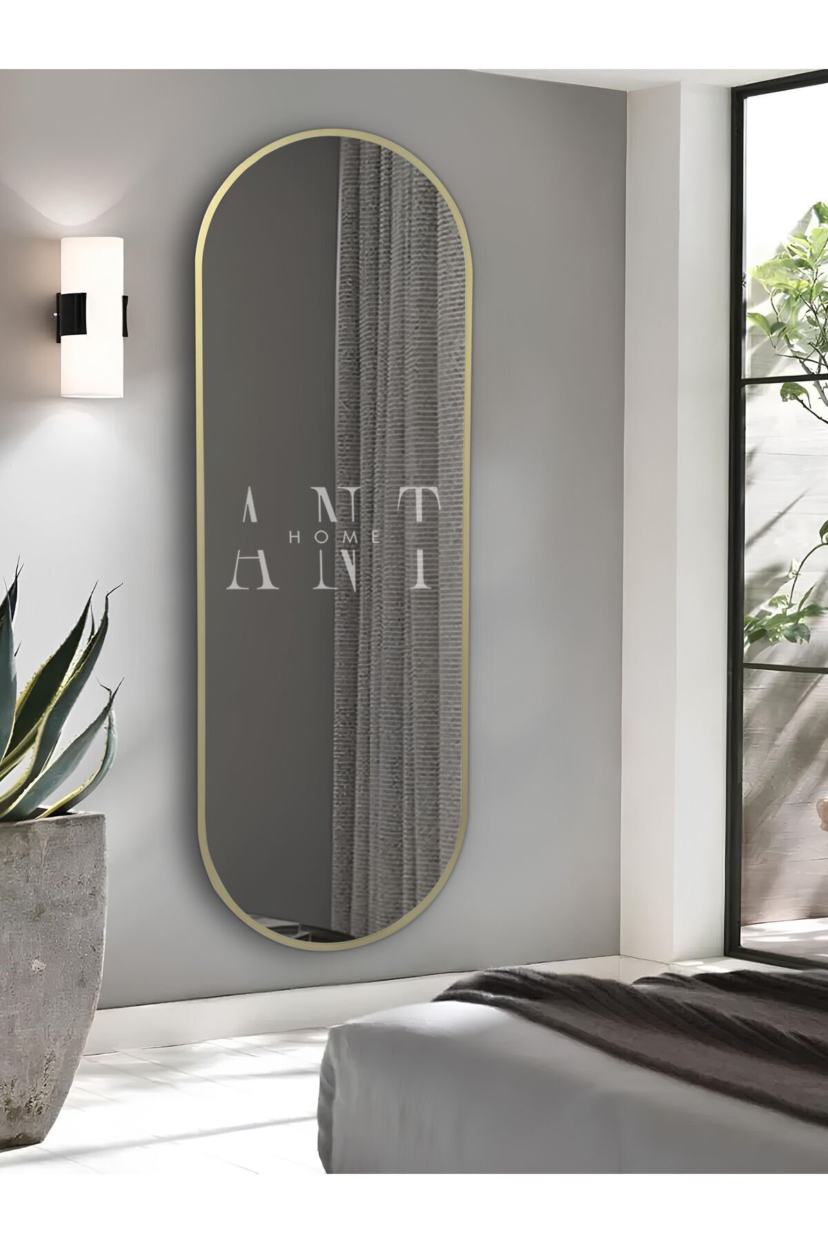 Boy Aynası 180cm X 60 Cm Elips Ayna