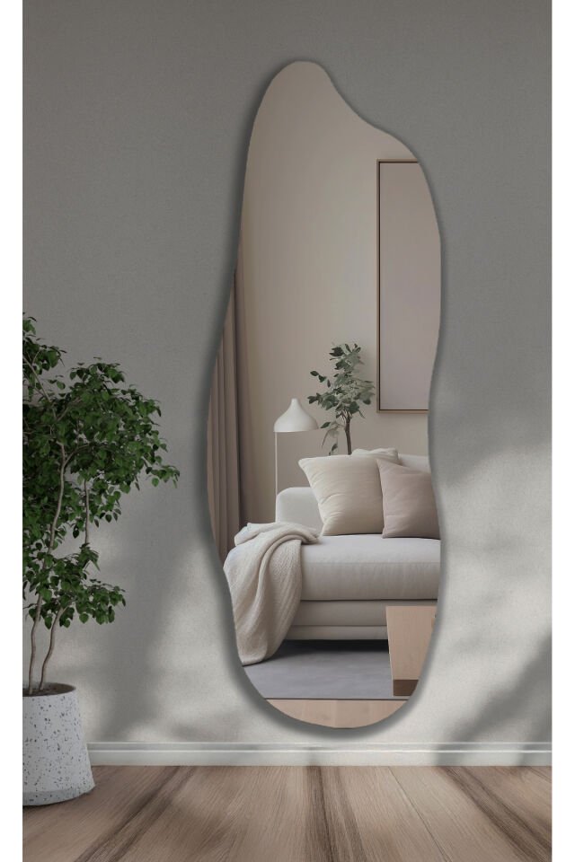 Meli Boy Aynası, Asimetrik Ayna, Boy Aynası, Asimetrik Boyayna, Duvar Aynası