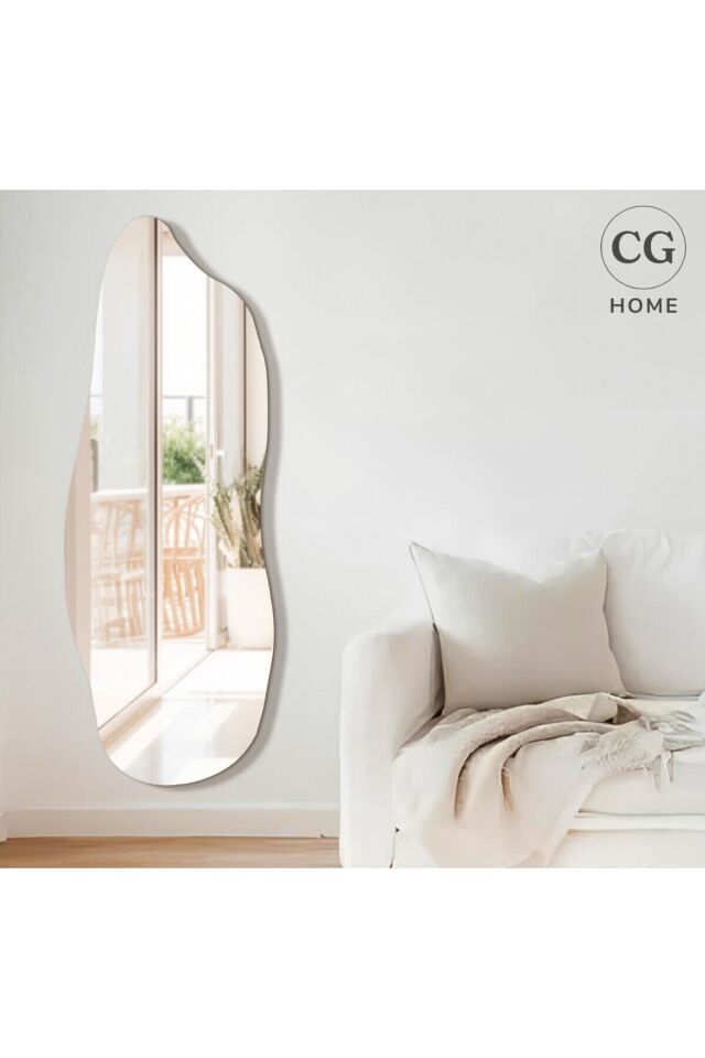 Meli Boy Aynası, Asimetrik Ayna, Boy Aynası, Asimetrik Boyayna, Duvar Aynası