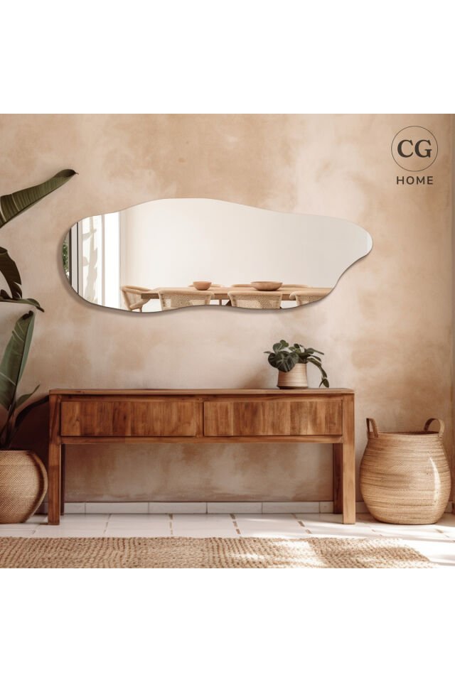 Meli Boy Aynası, Asimetrik Ayna, Boy Aynası, Asimetrik Boyayna, Duvar Aynası