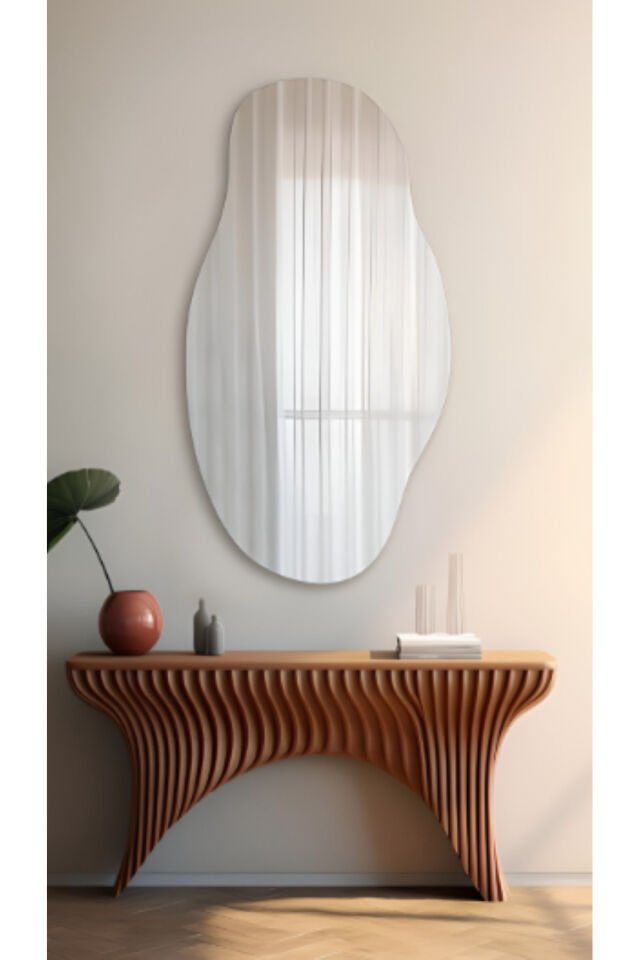 Boy Aynası, Asimetrik Ayna, Banyo Aynası, Asimetrik Boyayna, Duvar Aynası