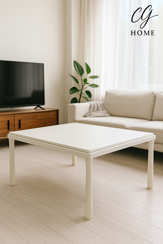 Alvin Orta Sehpa Bohem Sehpa Ahşap Lake Boya