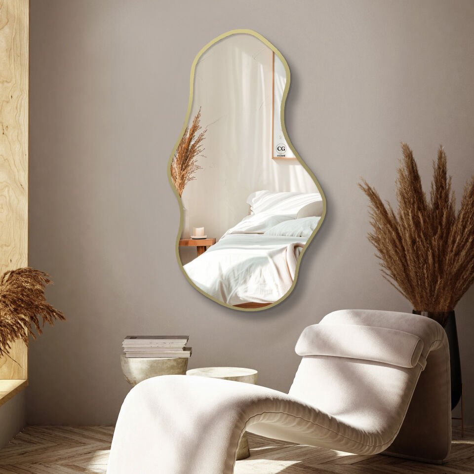 Asimetrik Ayna, Duvar Aynası, Konsol Aynası, Çerçeveli Ayna, Boy aynası, Çerçeve