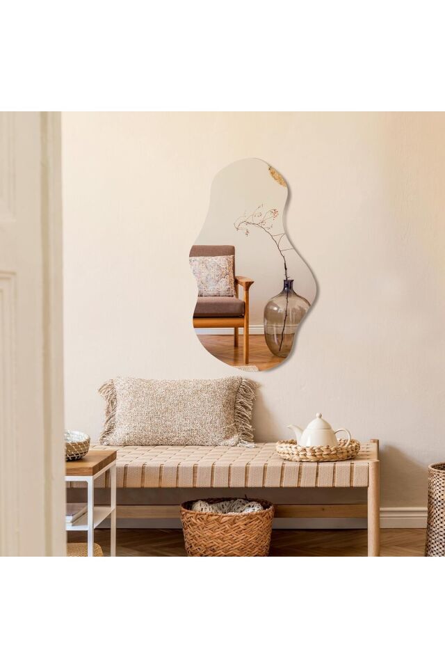 Dalga Ayna, Asimetrik Ayna, Duvar Aynası, Konsol Aynası, Lavabo Aynası, Pinterest Ayna, Holl Aynası