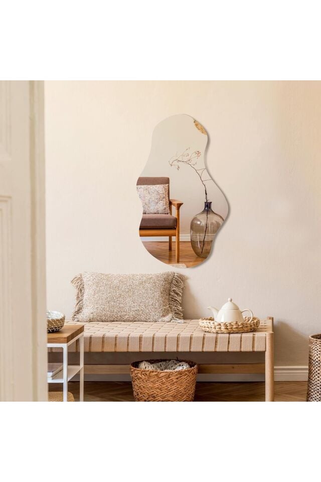 Dalga Ayna, Asimetrik Ayna, Duvar Aynası, Konsol Aynası, Lavabo Aynası, Pinterest Ayna, Holl Aynası