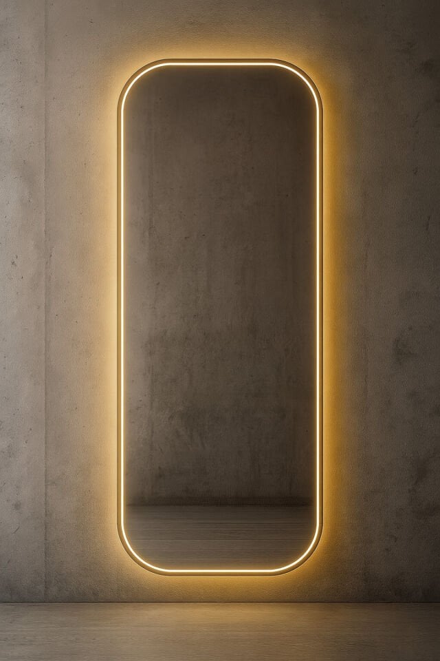 Lara Ledli Ayna, Ledli Boy Aynası, Konsol Aynası, Duvar Aynası, Holl Aynası, Dresuar Aynası