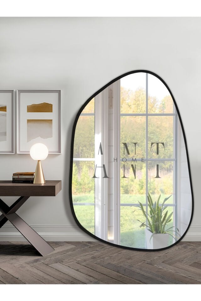 Asimetrik Ayna 75X55 cm Konsol Aynası, Dresuar Aynası, Duvar Aynası, 1.kalite Şişecam Ayna
