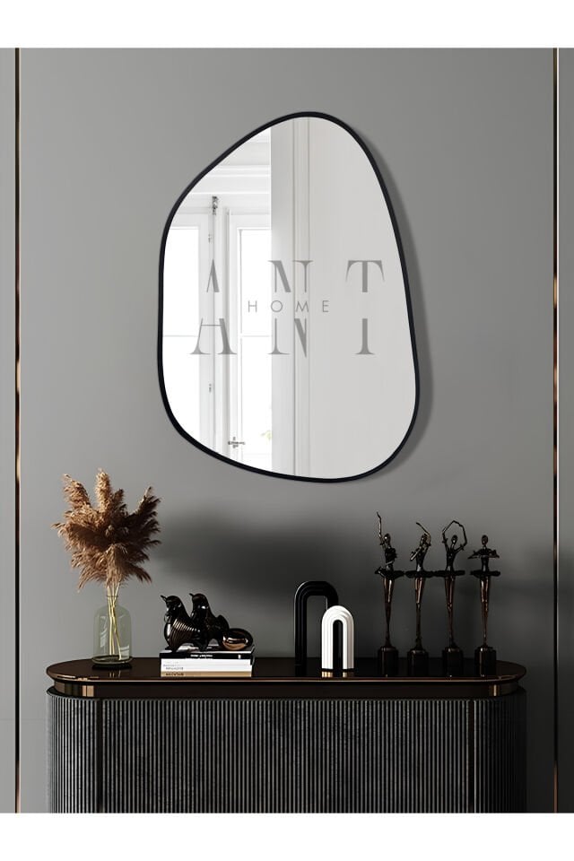 Asimetrik Ayna 75X55 cm Konsol Aynası, Dresuar Aynası, Duvar Aynası, 1.kalite Şişecam Ayna