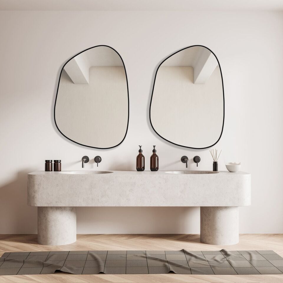 Asimetrik Ayna, Konsol Aynası, Dresuar Aynası, Duvar Aynası