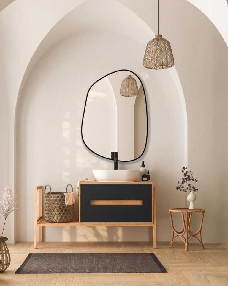 Asimetrik Ayna, Konsol Aynası, Dresuar Aynası, Duvar Aynası