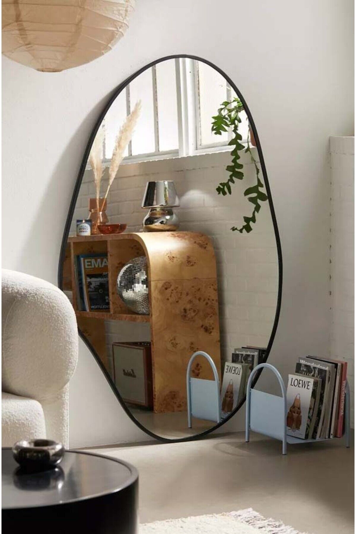 Asimetrik Ayna, Konsol Aynası, Dresuar Aynası, Tuvalet Aynası Holl Ayna 1.kalite Ayna 75x50 cm