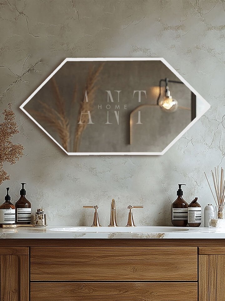 Ayna, Duvar Aynası, Konsol Aynası, Holl Aynası, Banyo Aynası 80X40