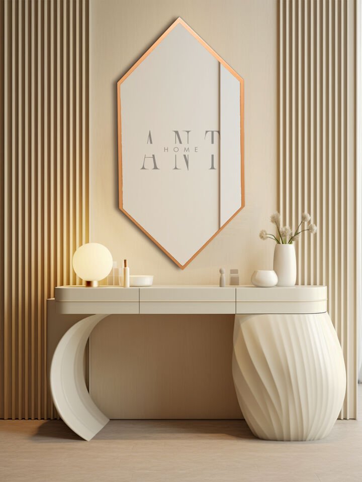 Ayna, Duvar Aynası, Konsol Aynası, Holl Aynası, Banyo Aynası 80X40