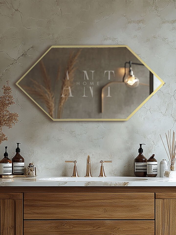 Ayna, Duvar Aynası, Konsol Aynası, Holl Aynası, Banyo Aynası 80X40