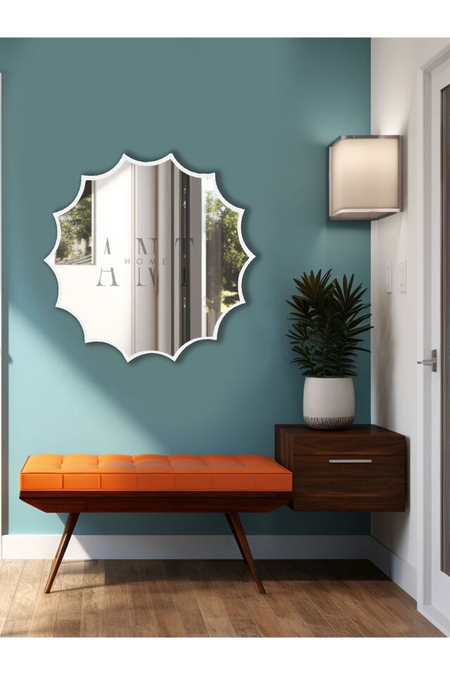 Güneş Asimetrik Ayna, Duvar Aynası, Konsol Aynası, Holl Aynası