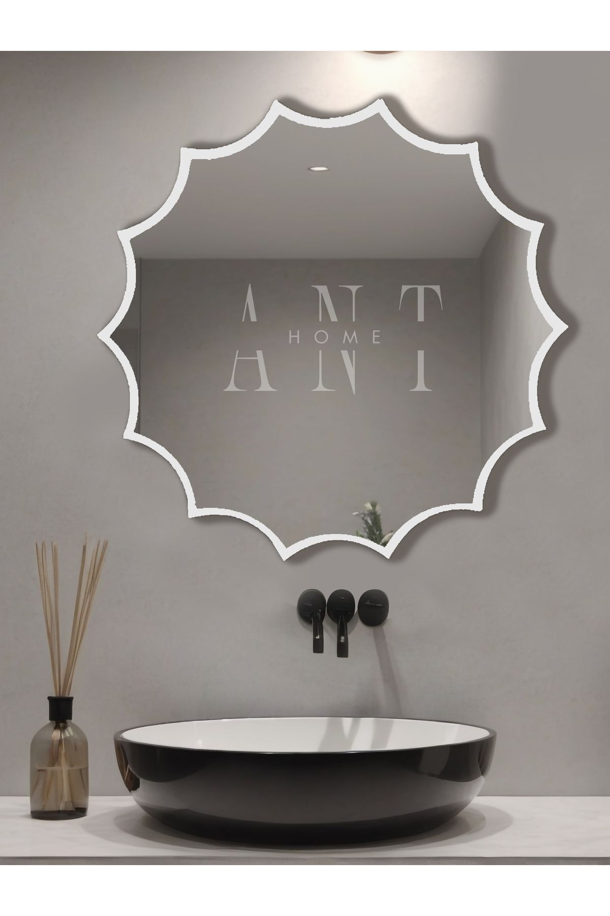 Güneş Asimetrik Ayna, Duvar Aynası, Konsol Aynası, Holl Aynası