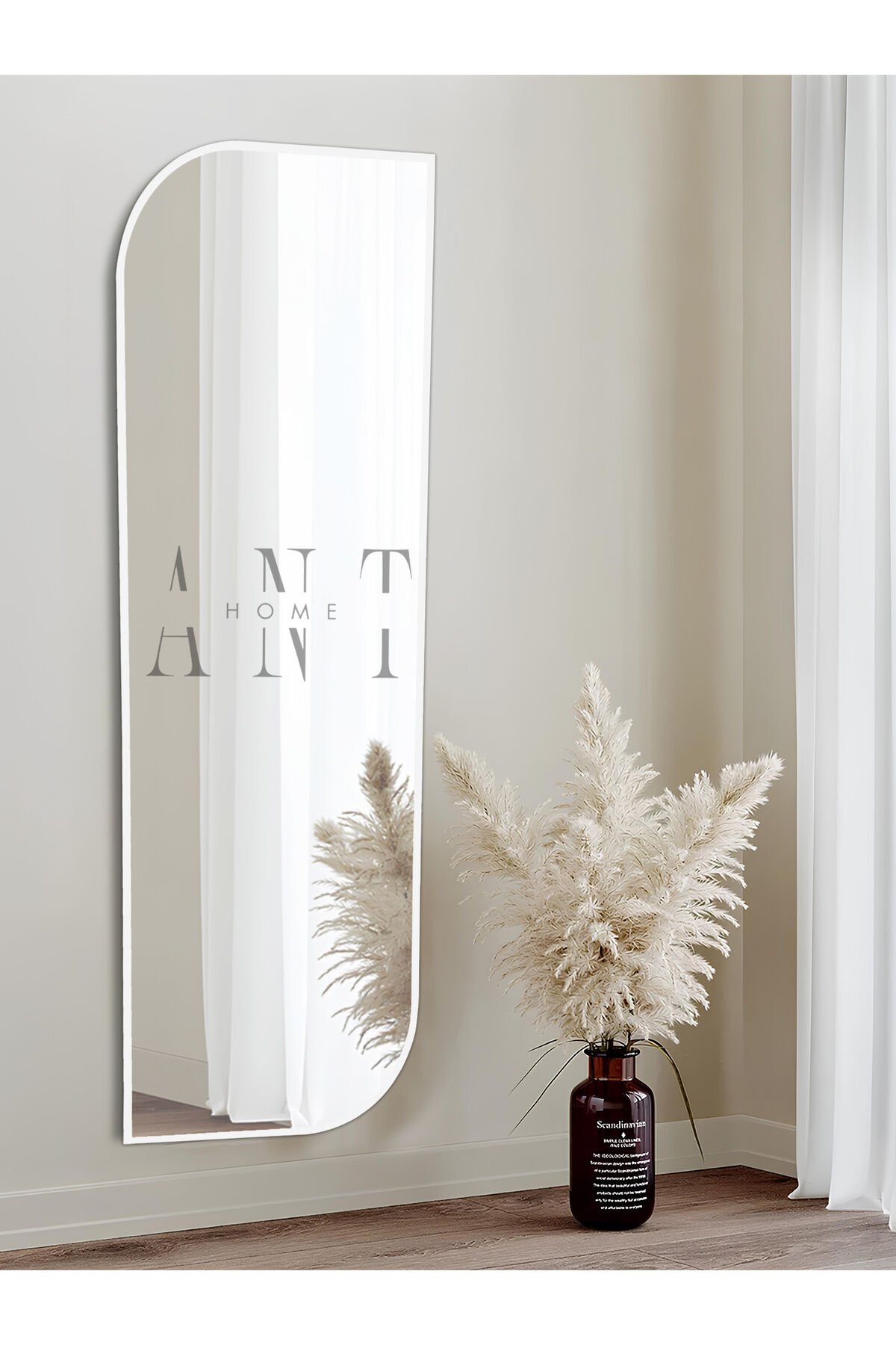 Nice Boy Aynası 120x40 Konsol Aynası, Dresuar Aynası, Asimetrik Ayna