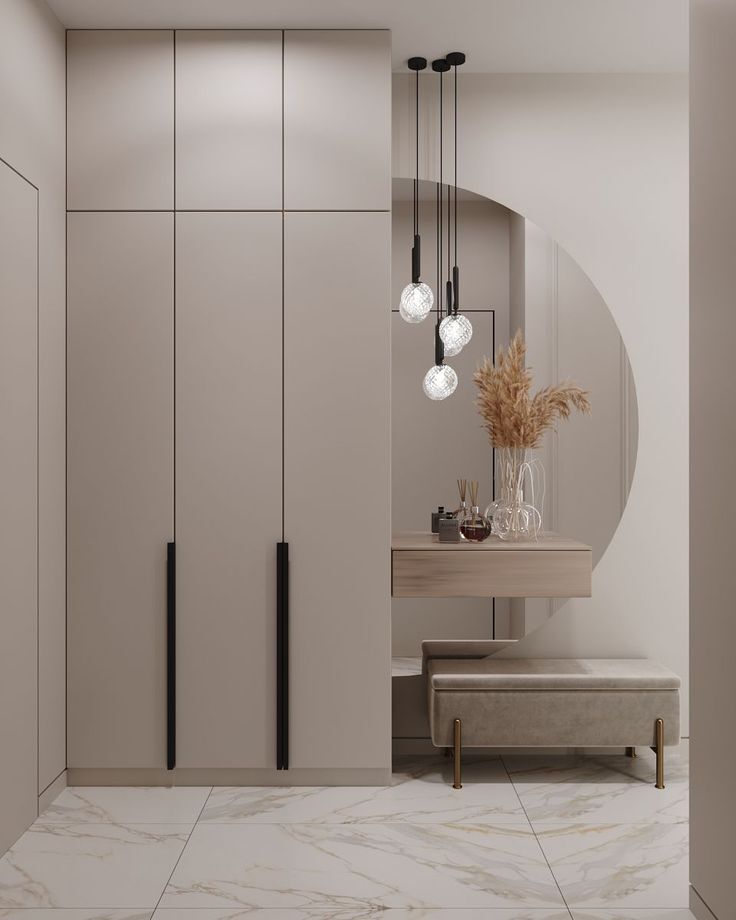 Yarımay Dekoratif Ayna, Konsol Aynası, Hol Aynası, Dresuar Aynası