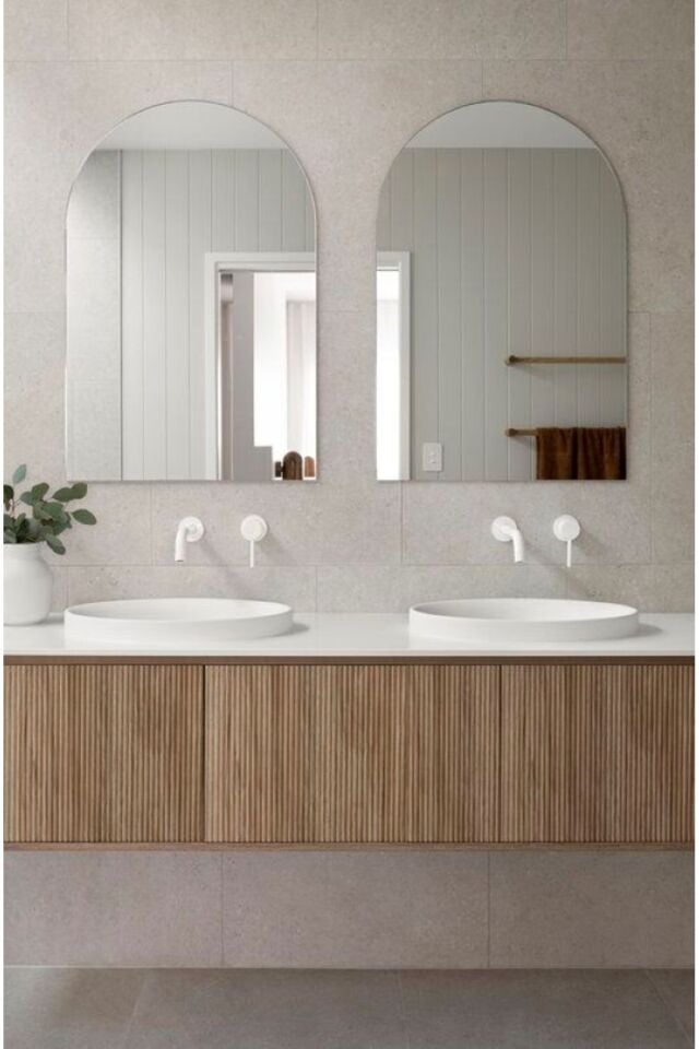 100x60 cm Kubbe Ayna Dekoratif Ayna, Konsol Aynası, Hol Aynası, Dresuar Aynası