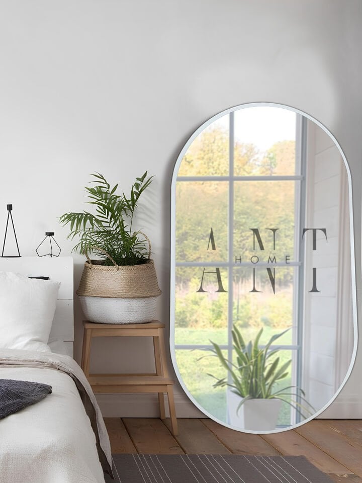 Model Alfa Elips Dekoratif Ayna Duvar Aynası Konsol Aynası Mdf 90cm X 50 Cm Elips Ayna