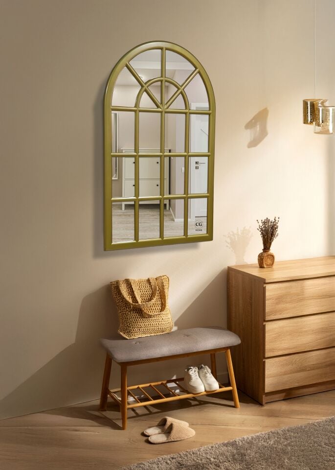 Pencere Model Ayna Duvar Aynası Salon Aynası Dressuar Aynası 103cm X 70 Cm