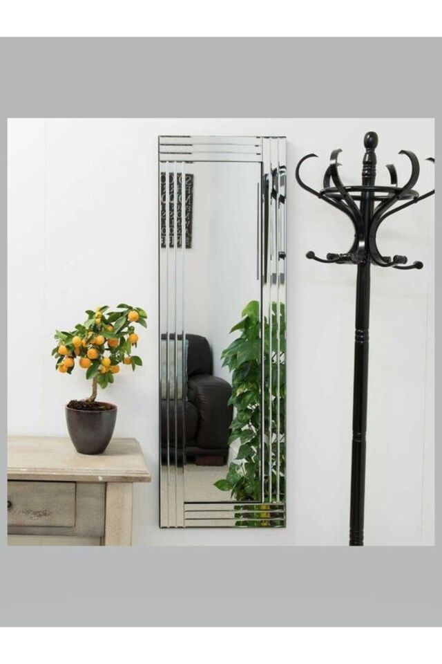 Model Line Dekoratif Desenli Bizoteli Salon Ofis Konsol Aynası