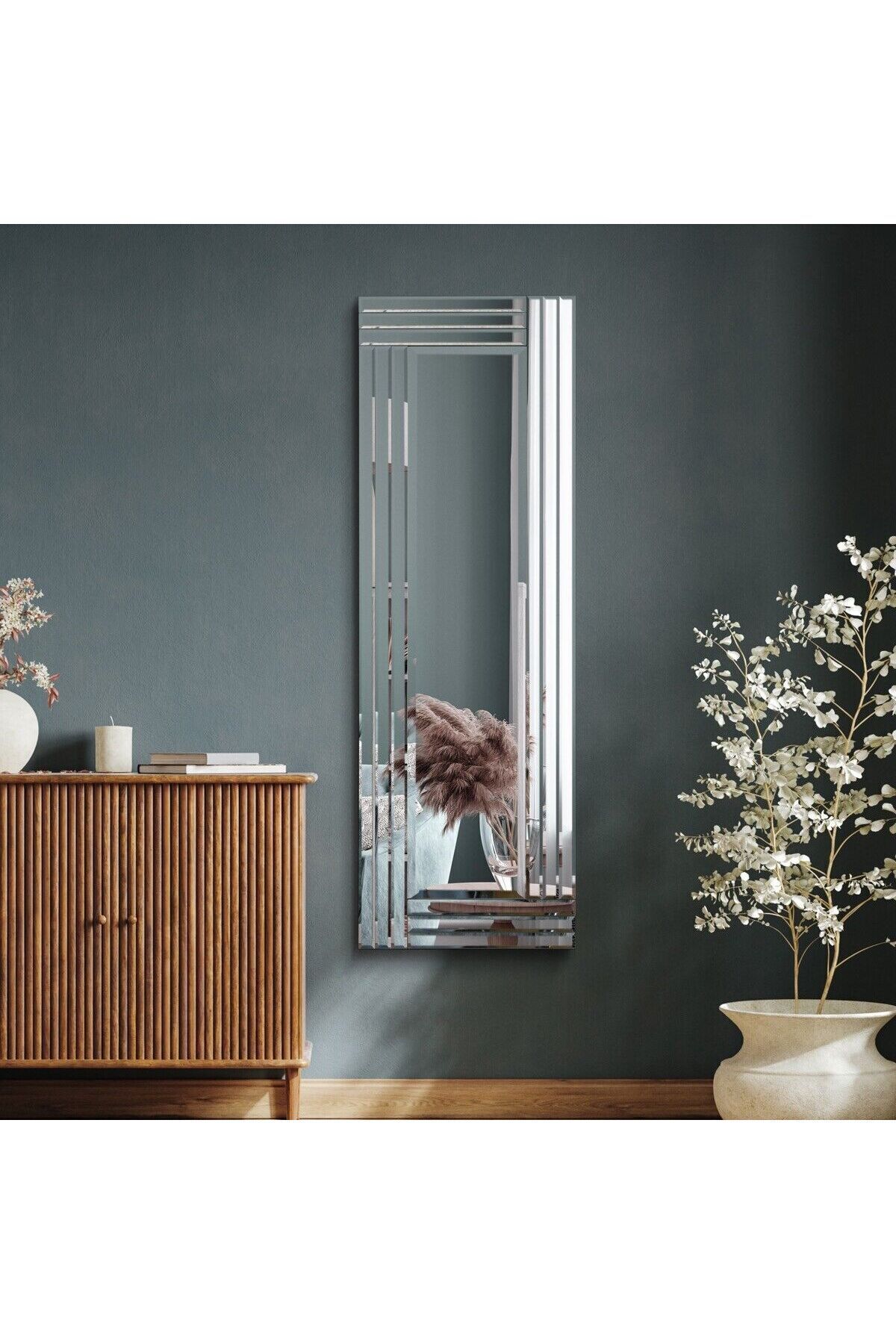 Model Line Dekoratif Desenli Bizoteli Salon Ofis Konsol Aynası