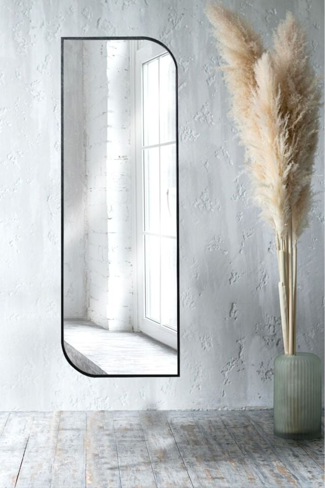 Nice Boy Aynası 120x40 Konsol Aynası, Dresuar Aynası, Asimetrik Ayna