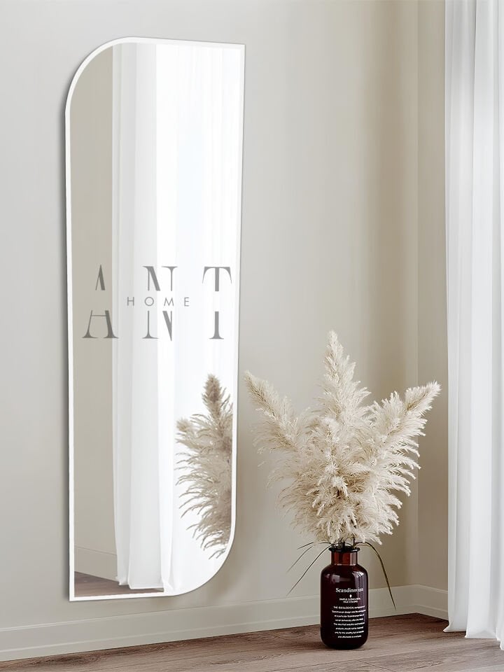 Nice Boy Aynası 120x40 Konsol Aynası, Dresuar Aynası, Asimetrik Ayna