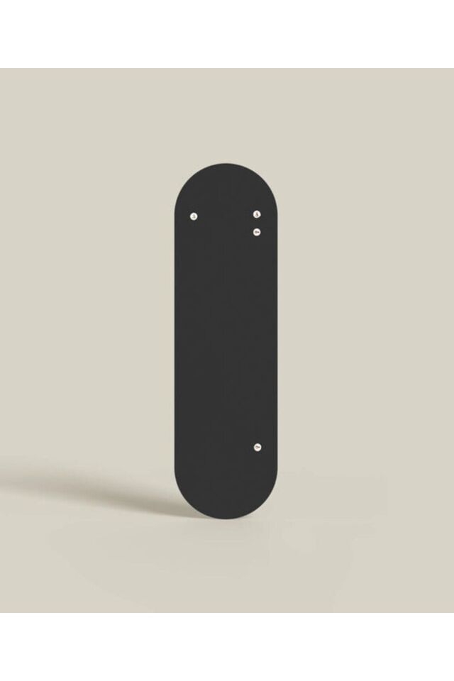 Model Alfa Dekoratif Ayna Duvar Aynası Konsol Aynası Boy Aynası Mdf 120cm X 50 Cm Elips Ayna Si̇yah