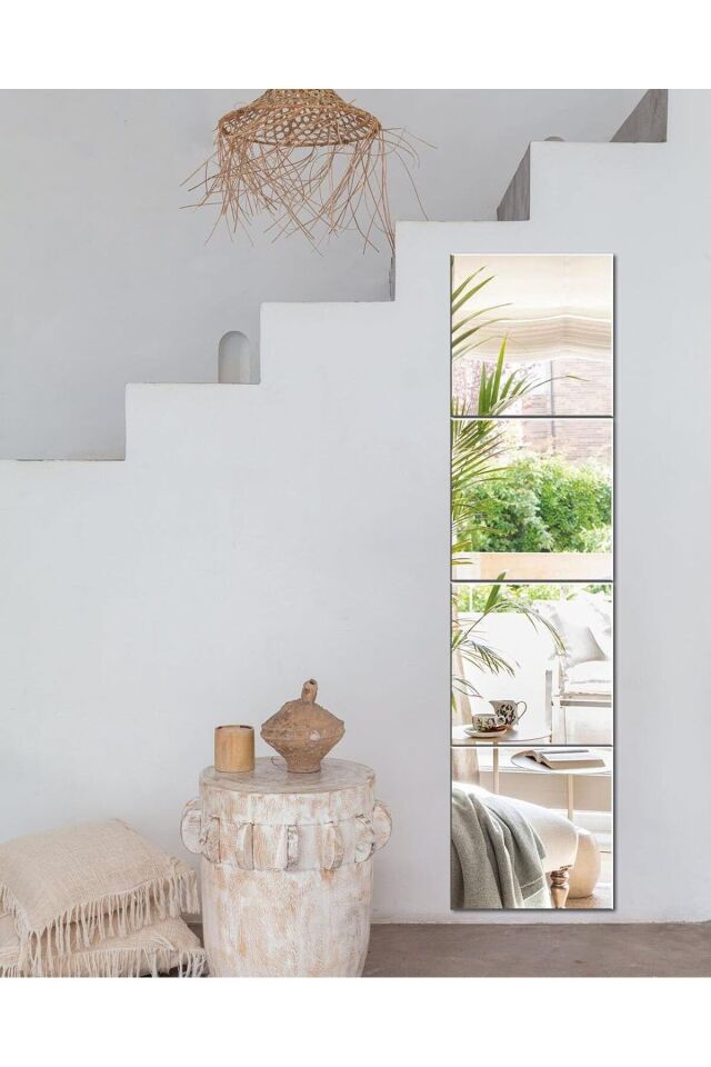 20x20 Kare Rodajlı Gerçek Ayna